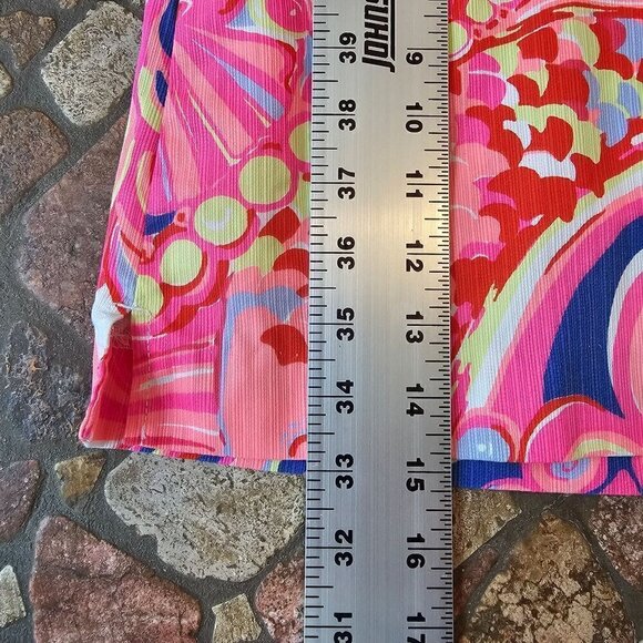 Lilly Pulitzer Reef Retreat Skirt with Shorts, Metal Coral Zipper Pull - Picture 10 of 12